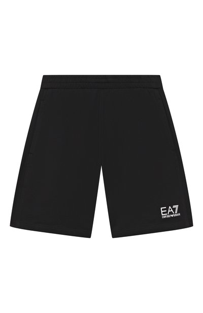 Комплект из футболки и шорт EA7 бежевого цвета по цене 9985 руб., арт. 7B000302/AF10375, фото 4 Комплект из футболки и шорт EA7, арт. 7B000302/AF10375, фото 4