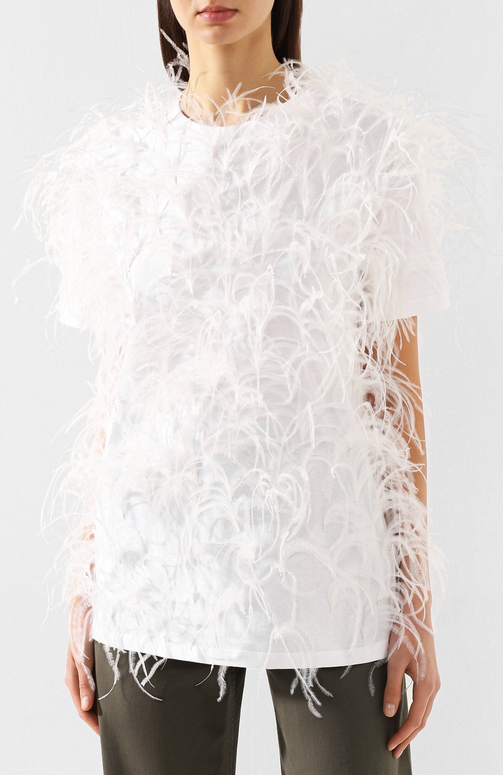 Хлопковая футболка VALENTINO, арт. TB0MG06H5GW, фото 3