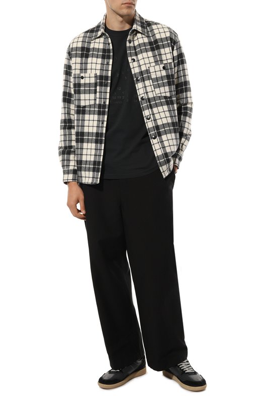 

Рубашка из шерсти и кашемира Destin, Серый