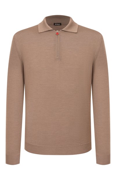 Мужское поло из кашемира и шелка KITON, арт. UMKX05ZS1889