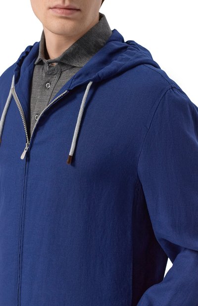 Бомбер изо льна и шерсти BRUNELLO CUCINELLI, арт. MW4946873, фото 5