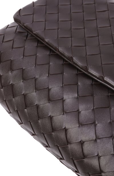 Сумка giorno BOTTEGA VENETA темно-коричневого цвета по цене 366500 руб., арт. 857657/V3IV0, фото 3 Сумка giorno BOTTEGA VENETA, арт. 857657/V3IV0, фото 3