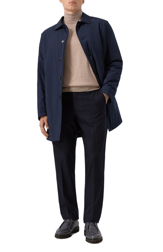 Плащ Canali 010507U/SG03357 Синий  010507U/SG03357 Фото 2