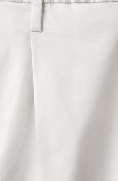 Мужские брюки CORNELIANI белого цвета, арт. 254ED6-2520127 | Фото 6 (Длина (брюки, джинсы): Стандартные; Силуэт М (брюки): Чиносы; Случай: Повседневный; Стили: Кэжуэл; Материал внешний: Хлопок)