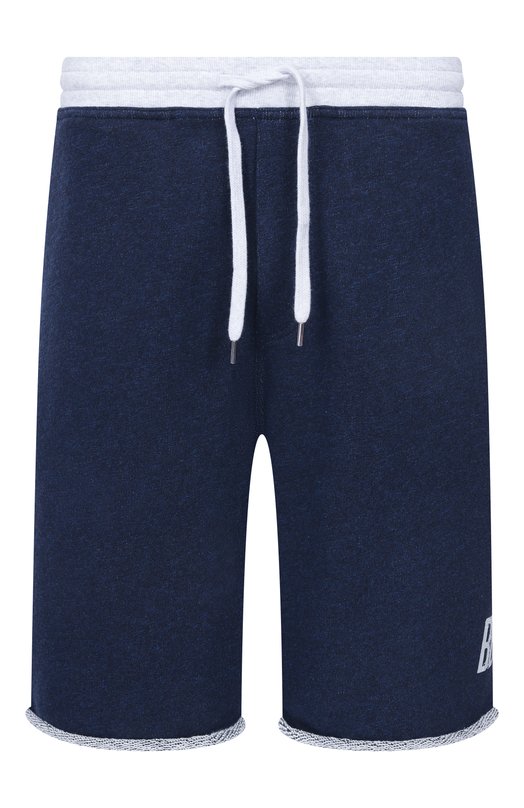 Шорты из хлопка и льна Brunello Cucinelli MR8313375G Синий MR8313375G