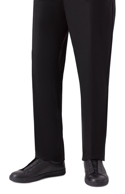 Кожаные кеды Retro Crest Bally MSK0F8/VT029 Чёрный  MSK0F8/VT029 Фото 3