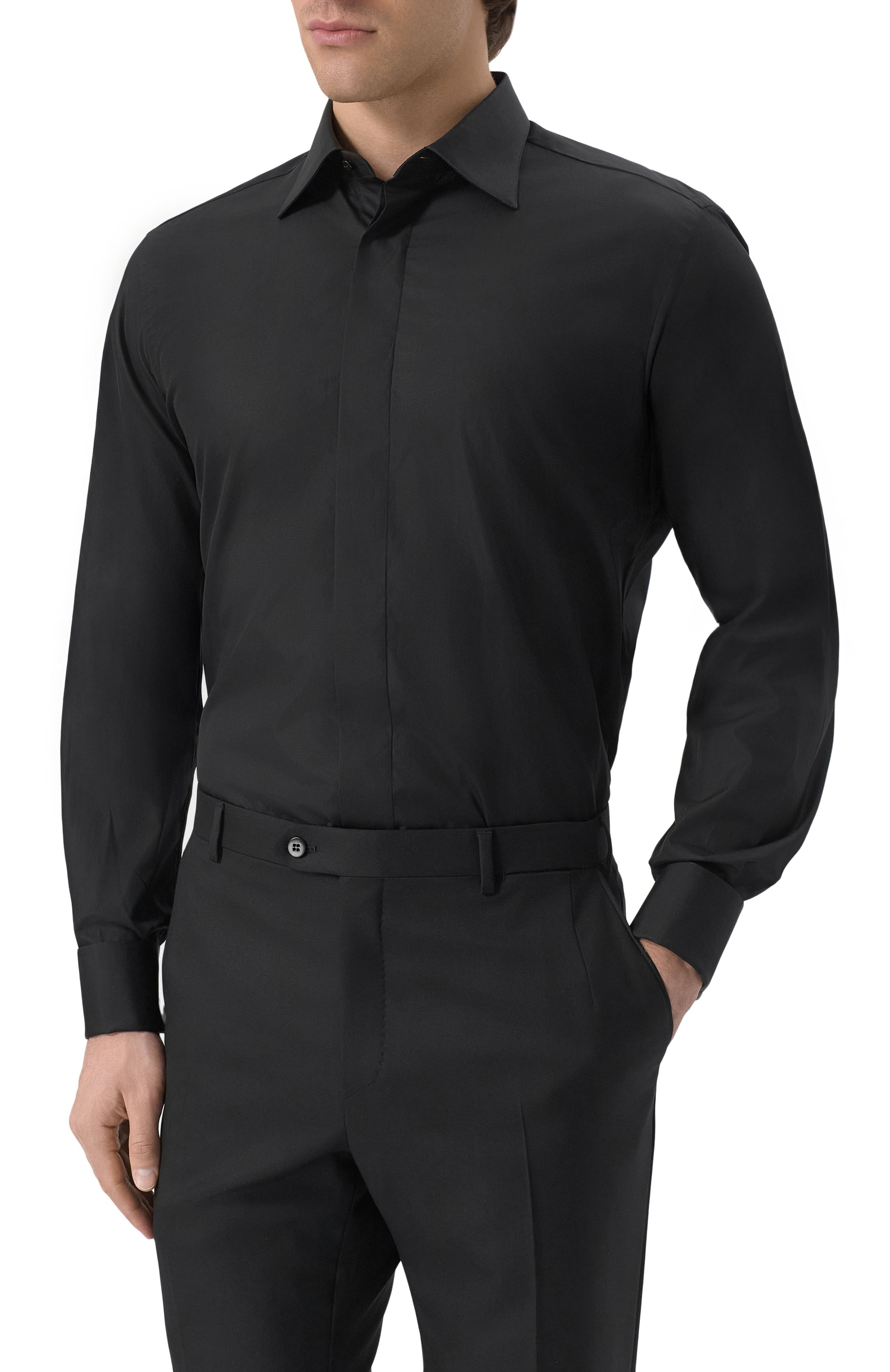 Хлопковая сорочка BRIONI, арт. RCX00L/PZ024, фото 3