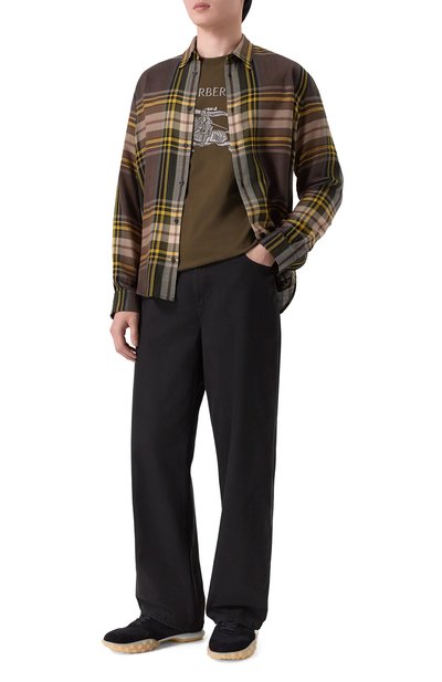 Хлопковая футболка BURBERRY, арт. 8119007, фото 2