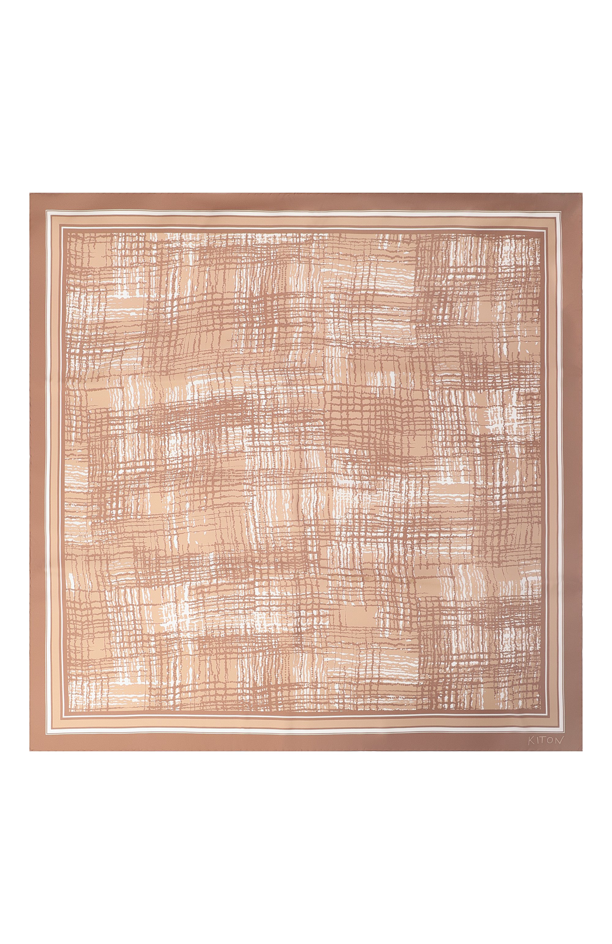 Шелковый платок KITON, арт. D53754K0953H05, фото 4