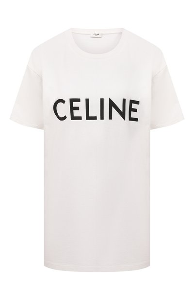 Женская хлопковая футболка CELINE, арт. 2X764501F