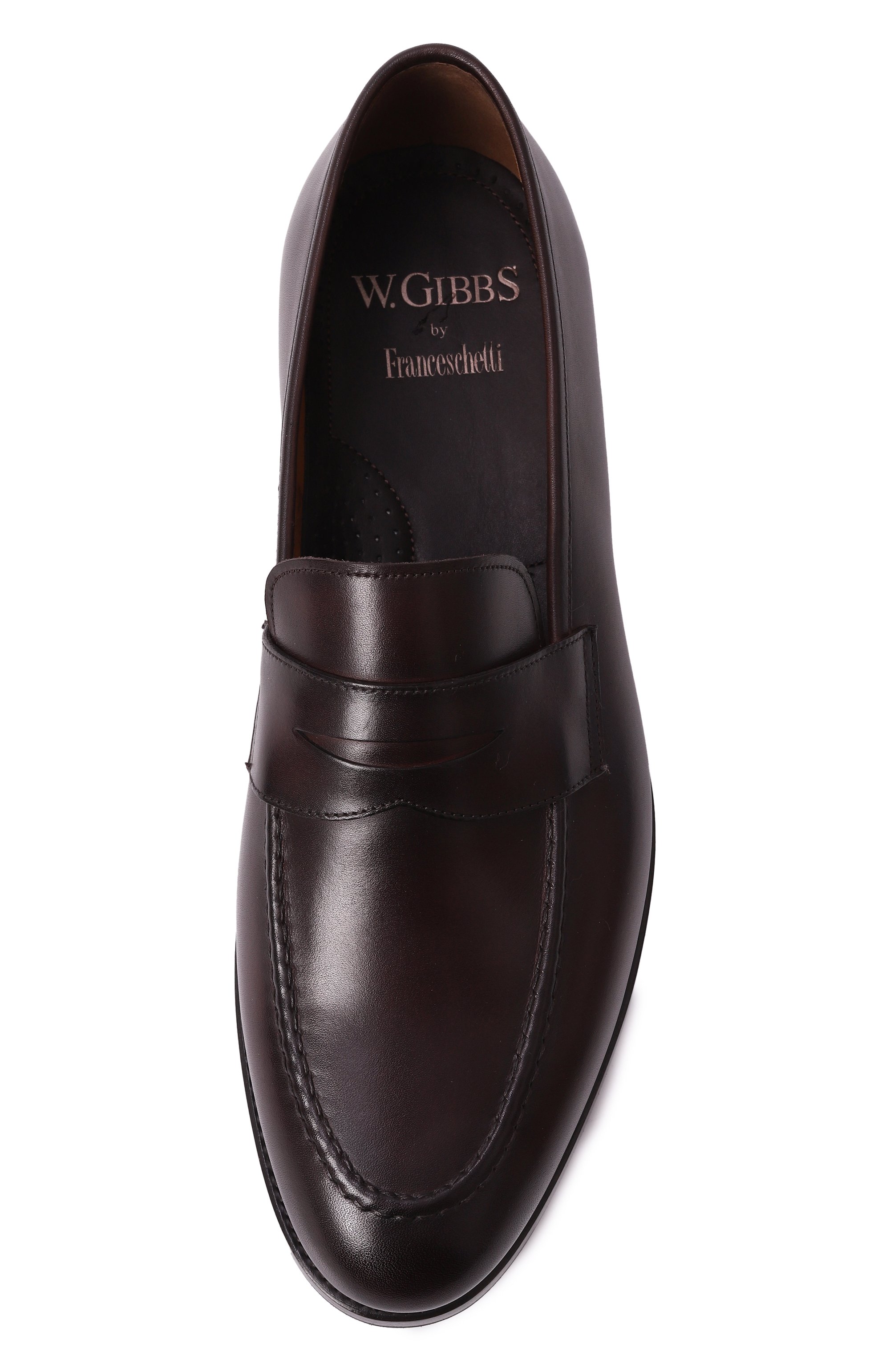 Кожаные пенни-лоферы W.GIBBS, арт. 0354003, фото 6