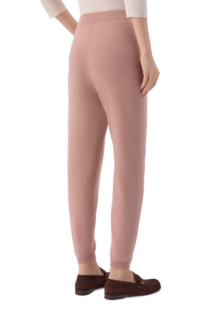 Кашемировые джоггеры MAX MARA розового цвета по цене 78700 руб., арт. SHOCK 33360116, фото 4 Кашемировые джоггеры MAX MARA, арт. SHOCK 33360116, фото 4