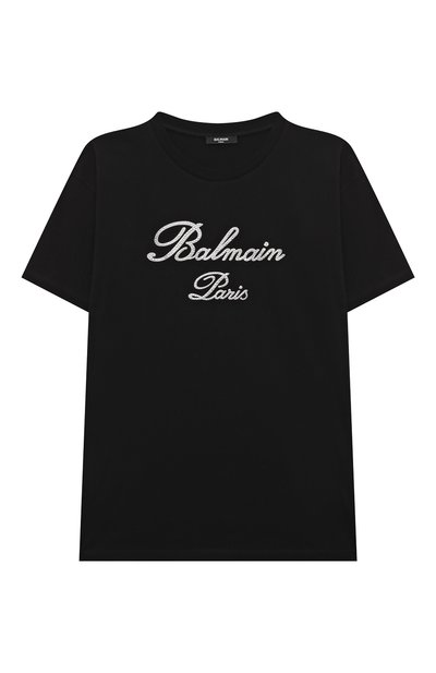 Хлопковая футболка BALMAIN, арт. BV8Q51