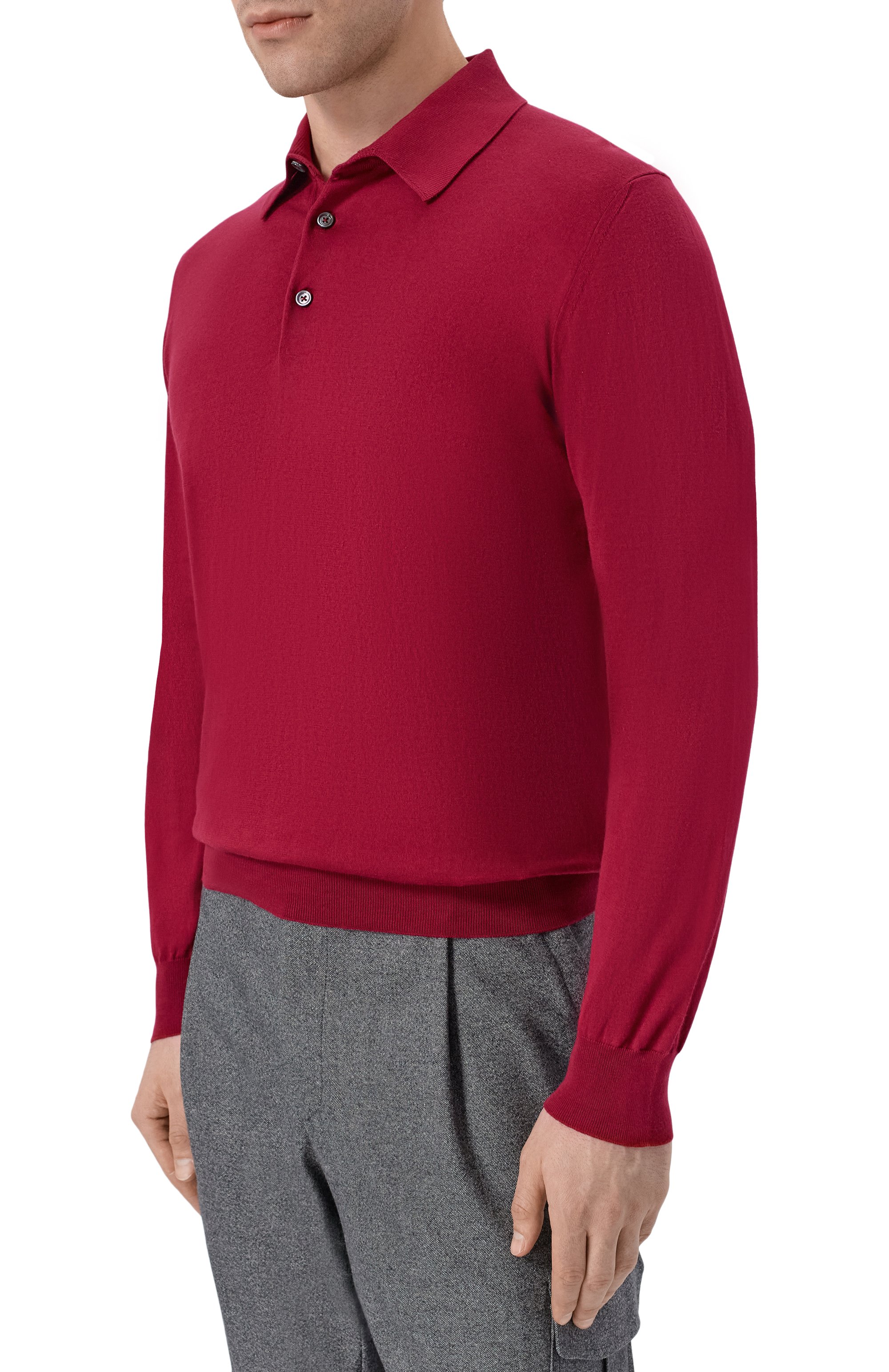 Хлопковое поло KITON, арт. UMKXX35K246, фото 3