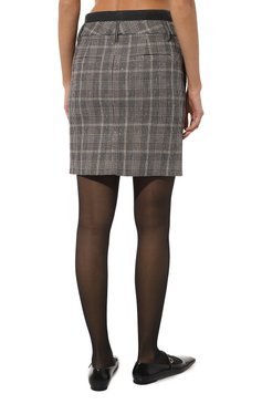 Юбка из шерсти и хлопка BRUNELLO CUCINELLI, арт. MP540G3473, фото 4