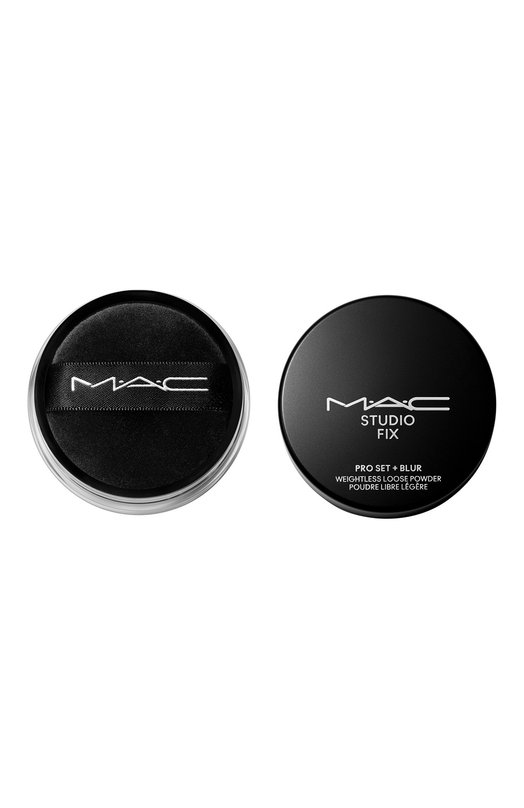 фото Рассыпчатая пудра studio fix pro set + blur weightless loose powder, deep dark (6.5g) mac