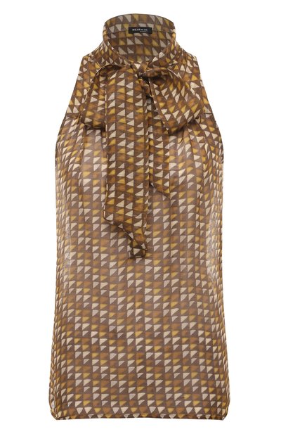Женский топ изо льна и шелка KITON, арт. D57466K0977C