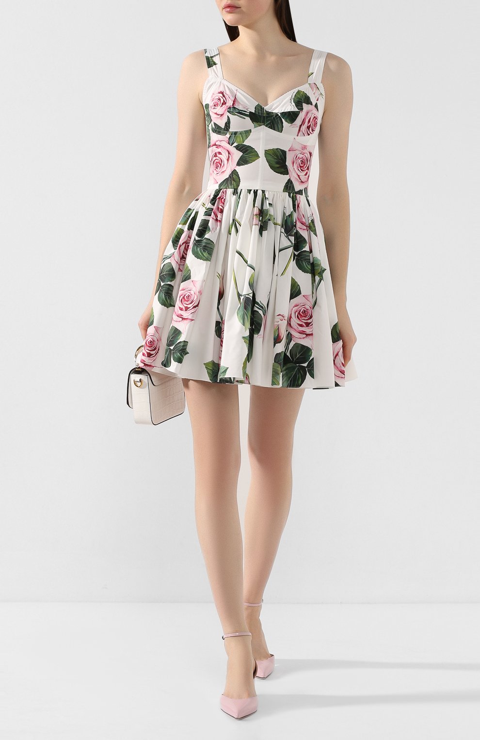 Хлопковое платье DOLCE & GABBANA, арт. F6H9RT/HS5FZ, фото 2