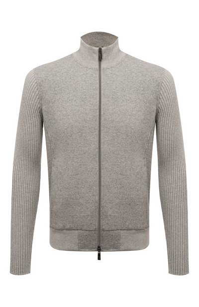 Мужской комбинированный кардиган CAPOBIANCO, арт. 17M420.TF00.