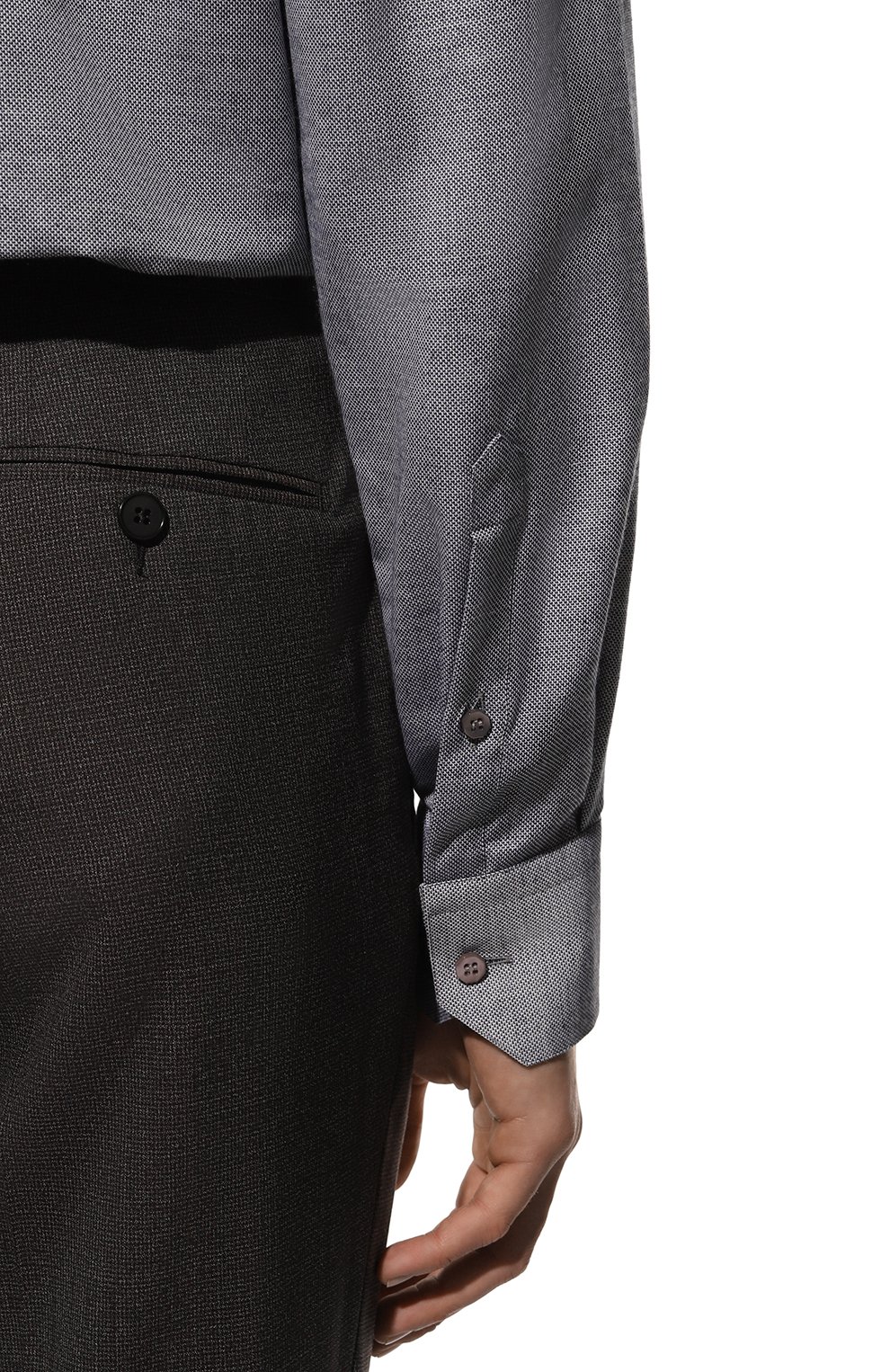 Сорочка из хлопка и кашемира STEFANO RICCI, арт. MC000928/R1901, фото 6