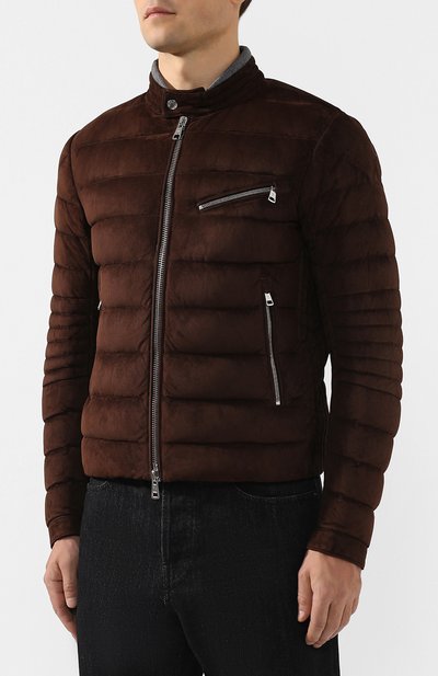 Замшевая куртка MONCLER, арт. E2-091-40917-80-57331, фото 3