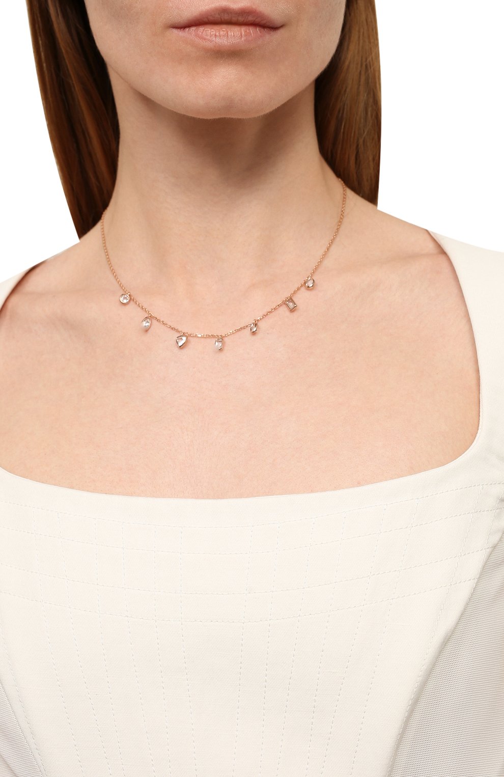 Цепочка с хрусталём в позолоте SECRETS JEWELRY, арт. ЦХП400126, фото 2