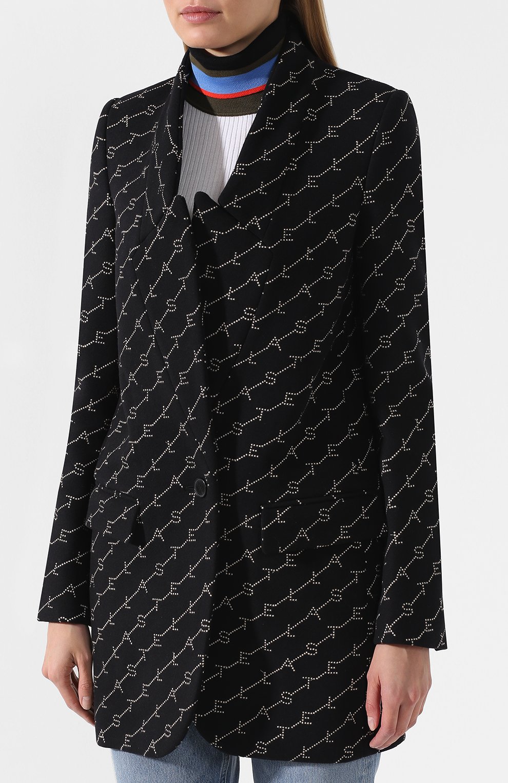 Шерстяное пальто STELLA MCCARTNEY черного цвета по цене 157000 руб., арт. 554724/SMB11, фото 3 Шерстяное пальто STELLA MCCARTNEY, арт. 554724/SMB11, фото 3
