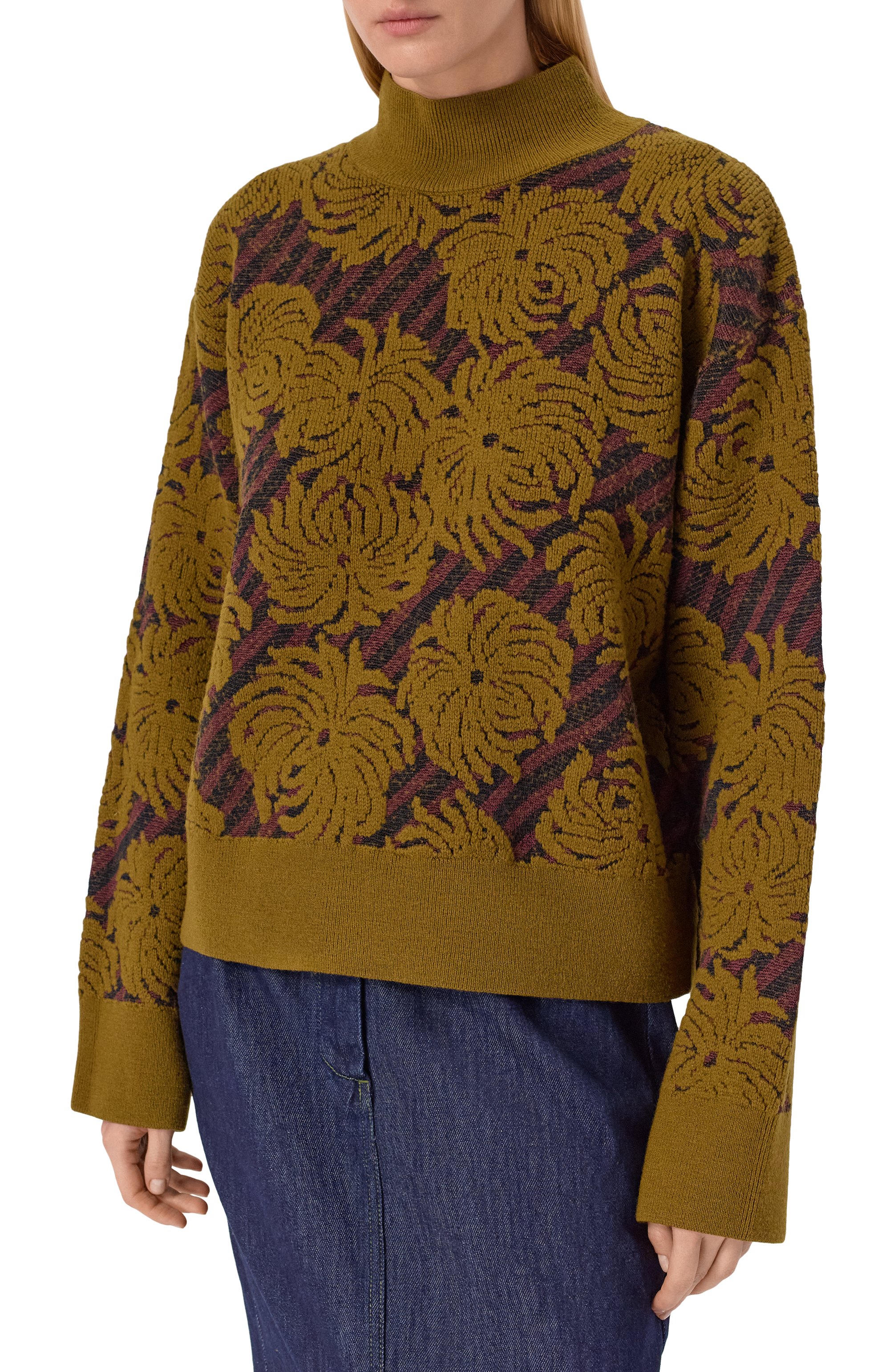 Свитер из шерсти и вискозы DRIES VAN NOTEN, арт. 011237-2731-606, фото 3