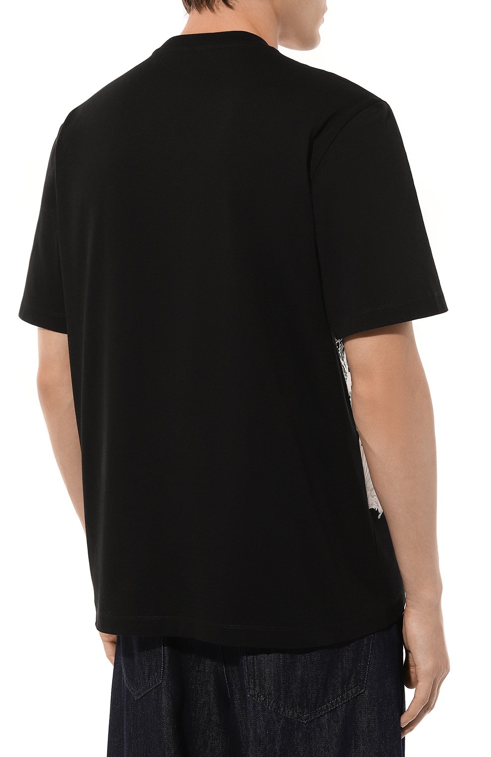 Хлопковая футболка VERSACE, арт. 1013302/1A11409, фото 4