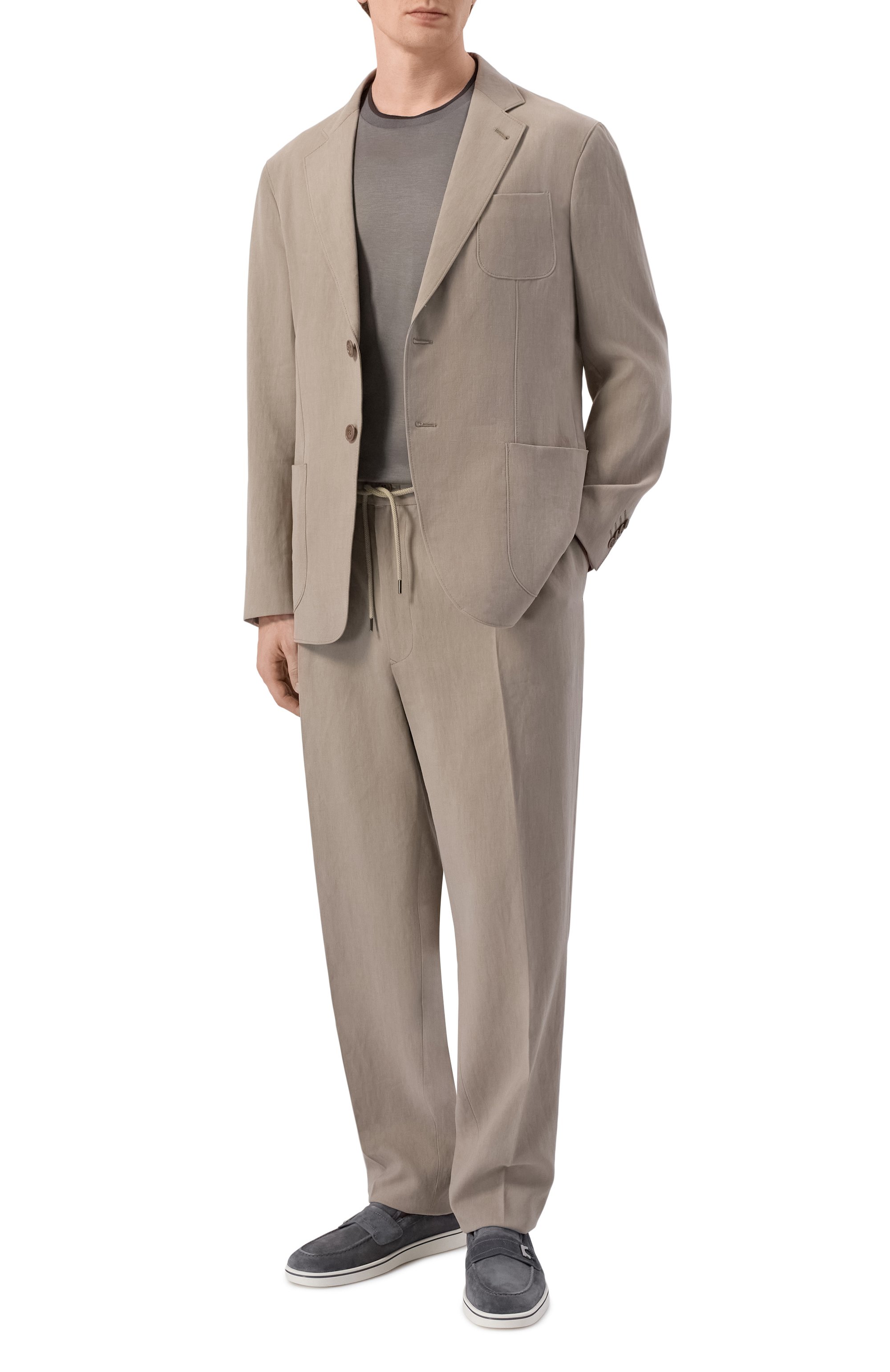 Льняной пиджак GIORGIO ARMANI, арт. GM000140/TE10954, фото 2