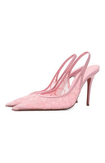 Женские текстильные туфли anok lace sling 105 AMINA MUADDI, арт. AN0K LACE SLING 105/LACE