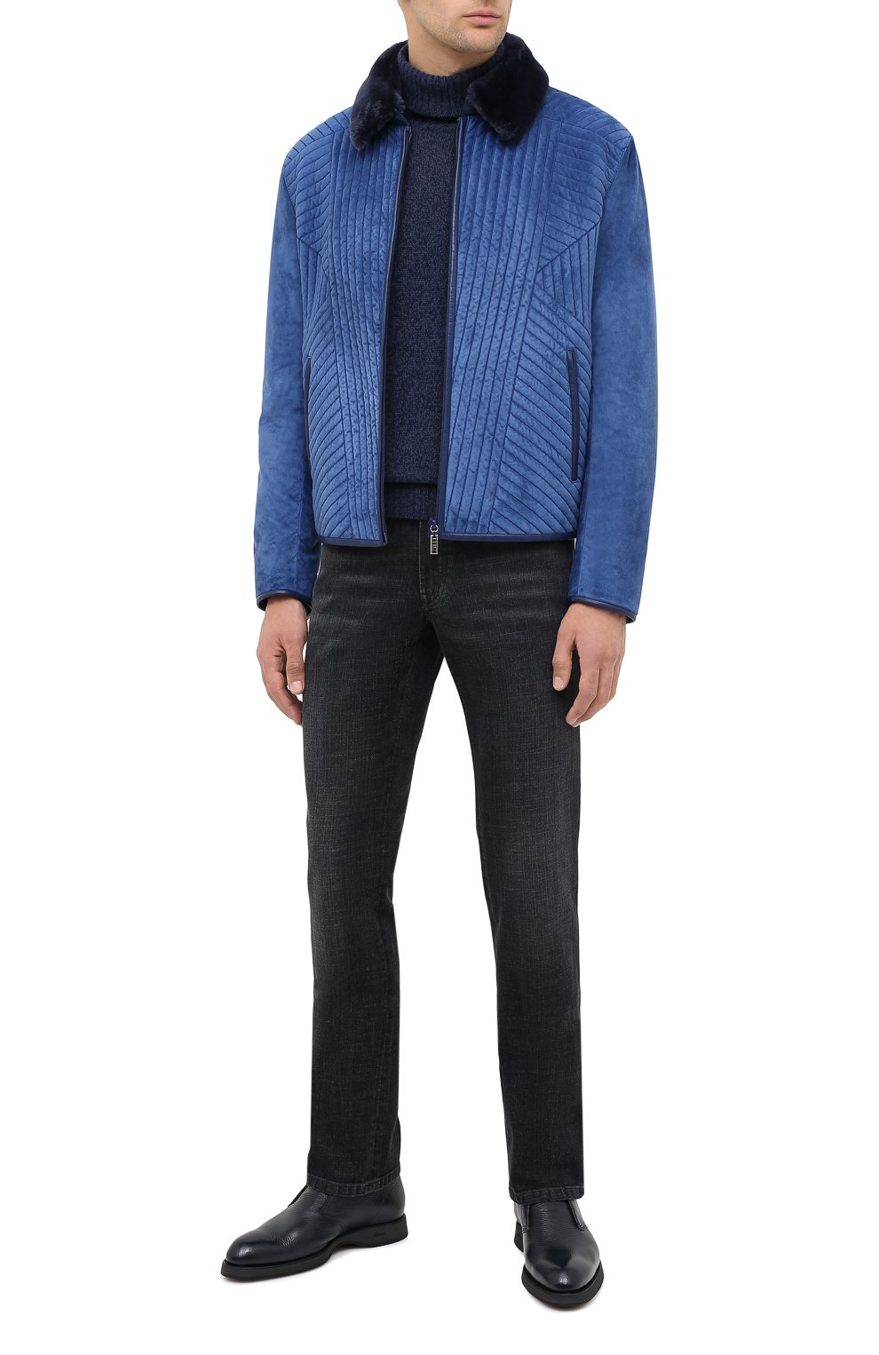 Кожаные ботинки BRIONI, арт. QQC30L/09712, фото 2