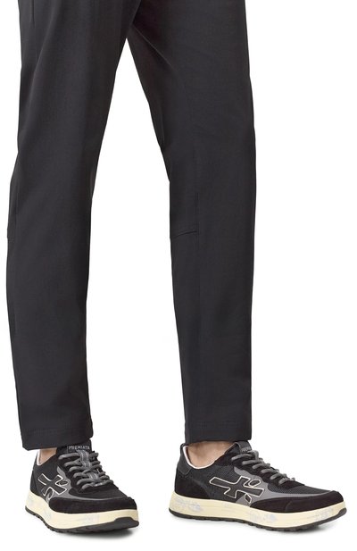 Комбинированные кроссовки nous PREMIATA черного цвета по цене 31500 руб., арт. N0US/VAR 7230, фото 3 Комбинированные кроссовки nous PREMIATA, арт. N0US/VAR 7230, фото 3