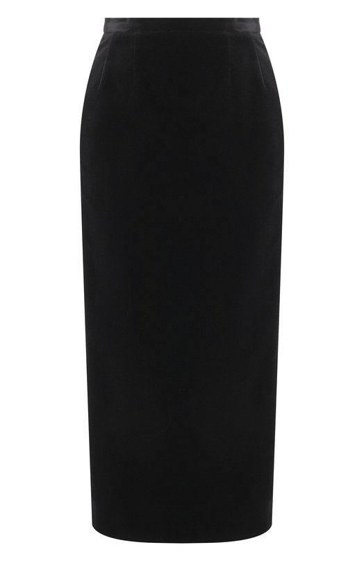 Бархатная юбка Vika Gazinskaya SS26-18237 Чёрный SS26-18237