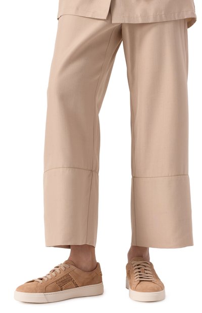 Замшевые кеды SANTONI, арт. WBGG61346PNNTWRS, фото 3