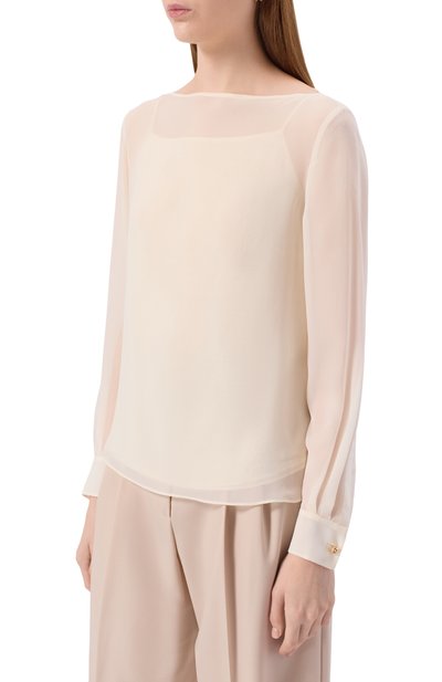 Шелковая блузка MAX MARA STUDIO, арт. DEMIEN, фото 3