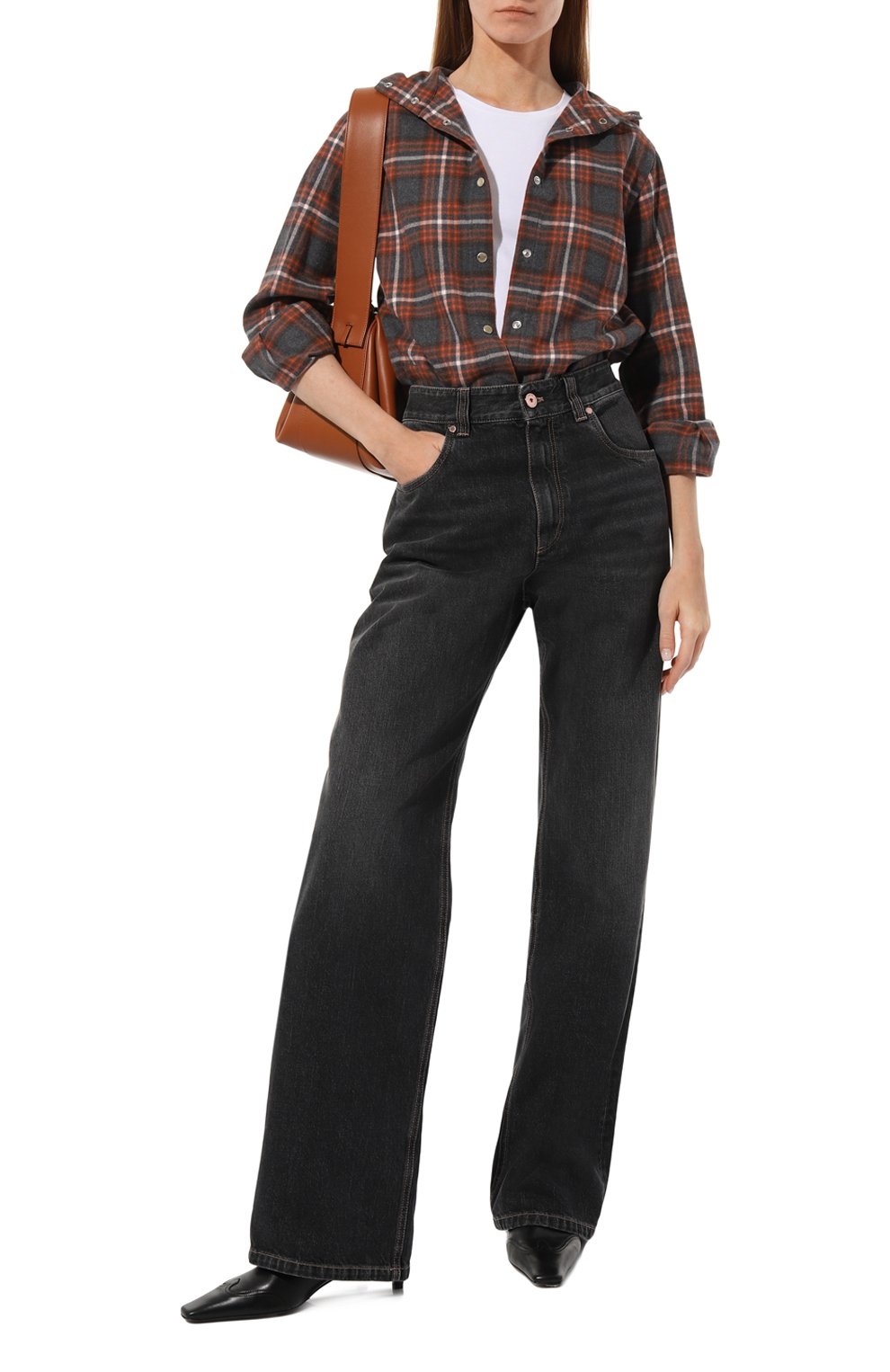 Хлопковая рубашка KITON, арт. D54435H07486, фото 2