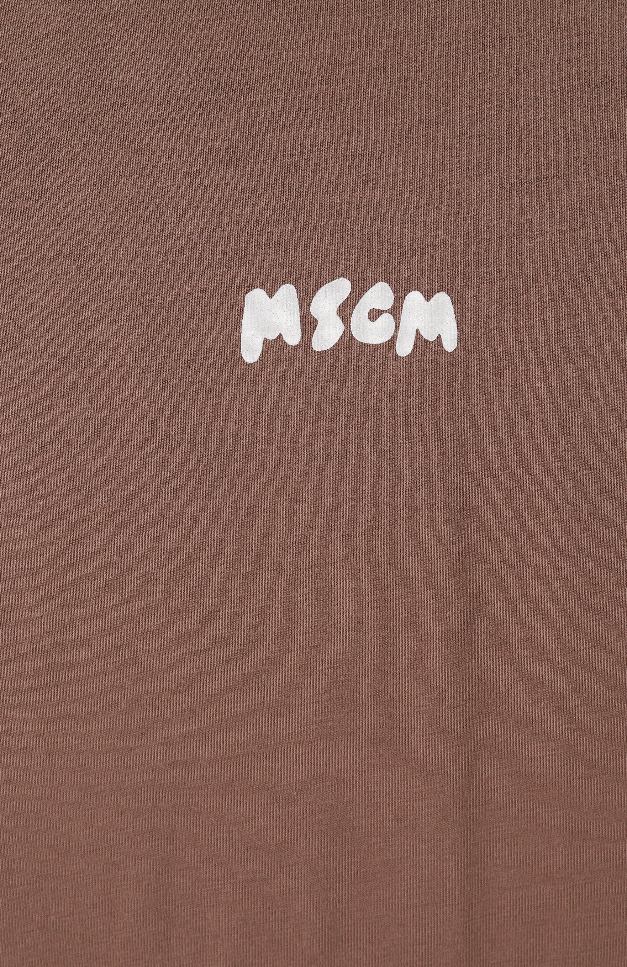 Хлопковая майка MSGM KIDS, арт. S5MSJBTH007, фото 3