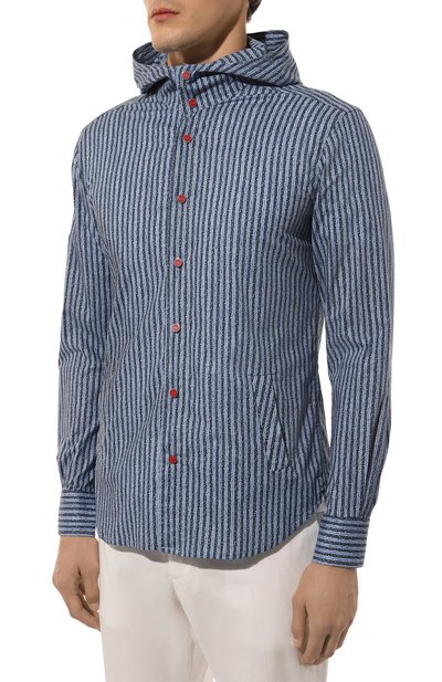 Хлопковая рубашка KITON, арт. UMCMARH0912901, фото 3