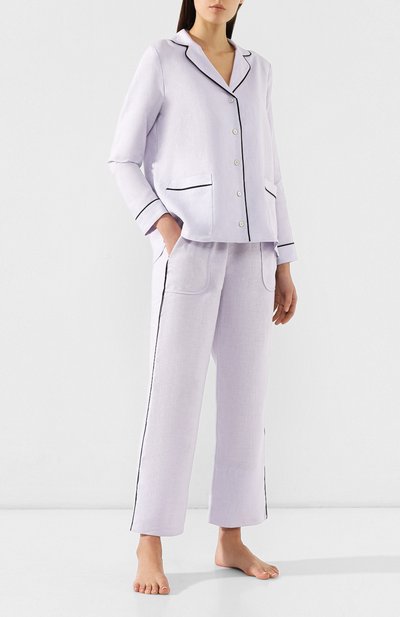 Женская льняная пижама YOLKE, арт. SS19-20L-CPL-LA