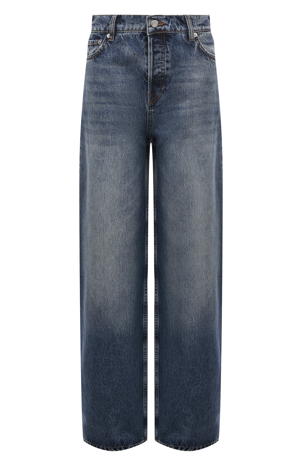 Джинсы LESYANEBO голубого цвета по цене 28500 руб., арт. SS23/DENIMT003, фото 1 Джинсы LESYANEBO, арт. SS23/DENIMT003, фото 1