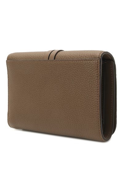Кожаное портмоне CHLOÉ хаки цвета по цене 65550 руб., арт. CHC21SP943C62, фото 2 Кожаное портмоне CHLOÉ, арт. CHC21SP943C62, фото 2