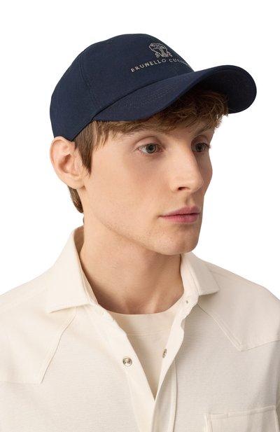 Хлопковая бейсболка BRUNELLO CUCINELLI, арт. M252D9850, фото 2