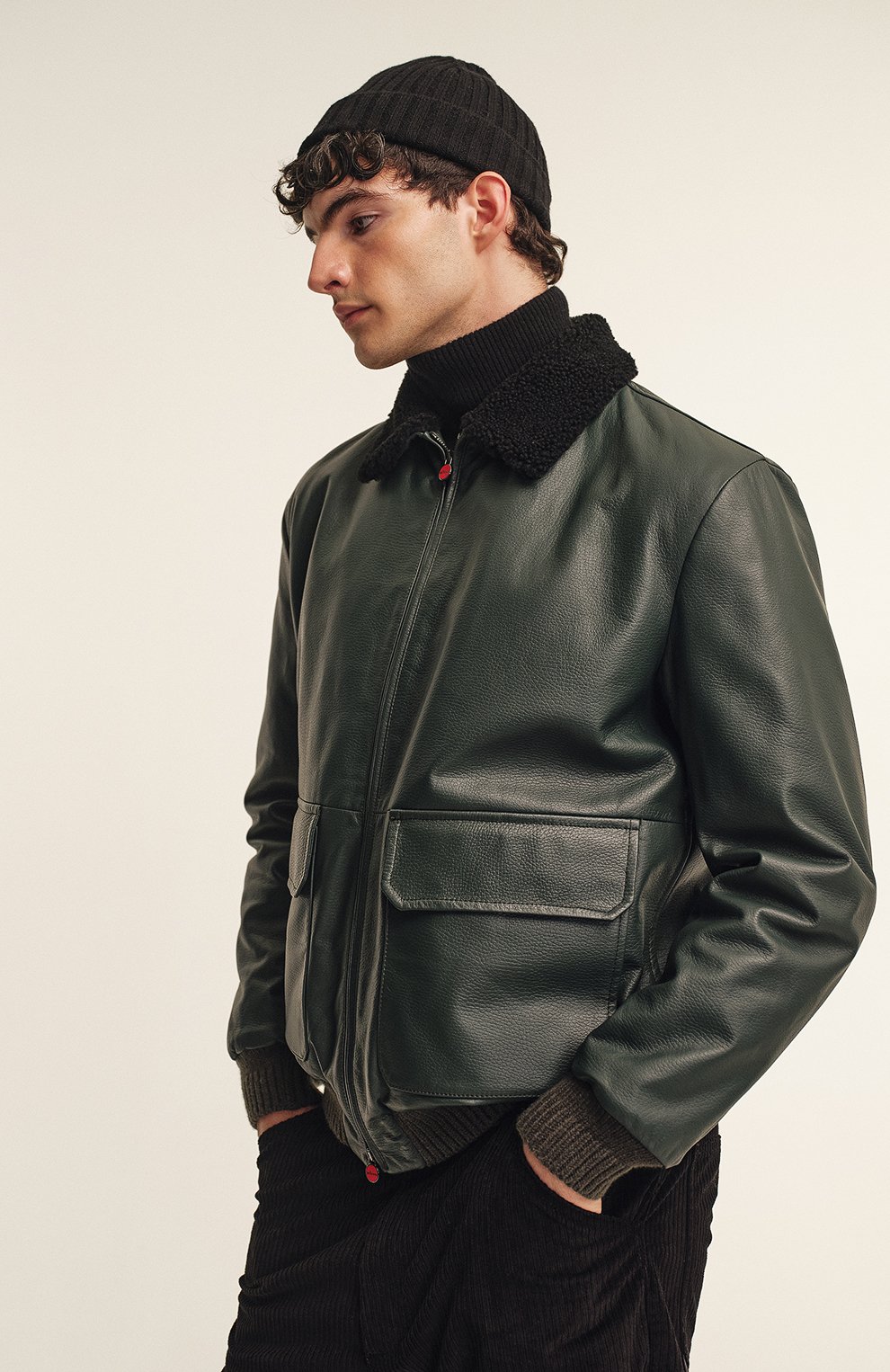 Шерстяная шапка ANN DEMEULEMEESTER, арт. 2402-U-HT17-KN045-099, фото 4