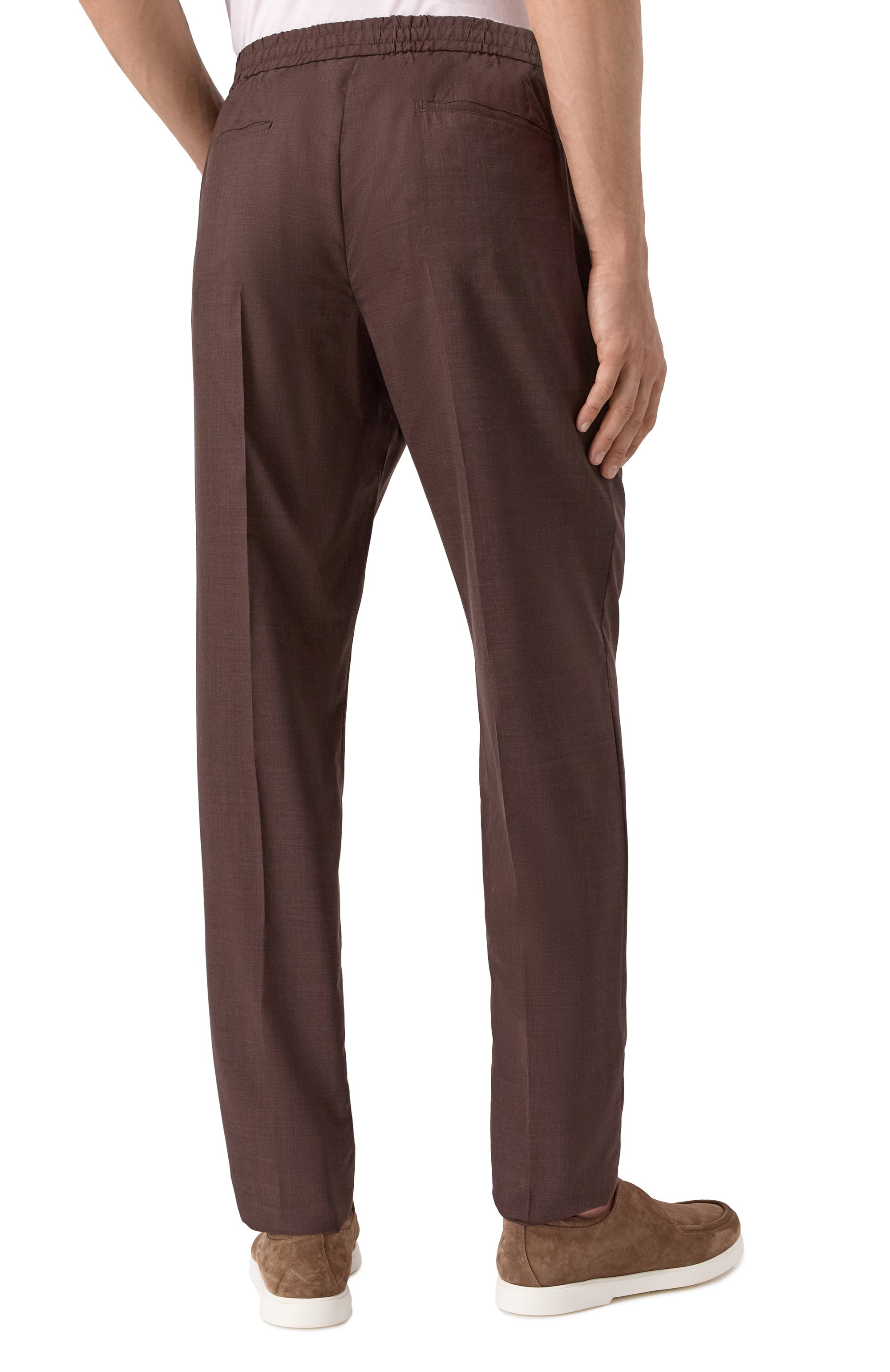 Брюки из шерсти и шелка MARCO PESCAROLO, арт. CHIAIA/5122/54, фото 4