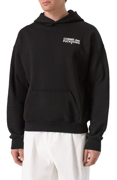 Хлопковое худи COMME DES FUCKDOWN, арт. CFABM01541, фото 3