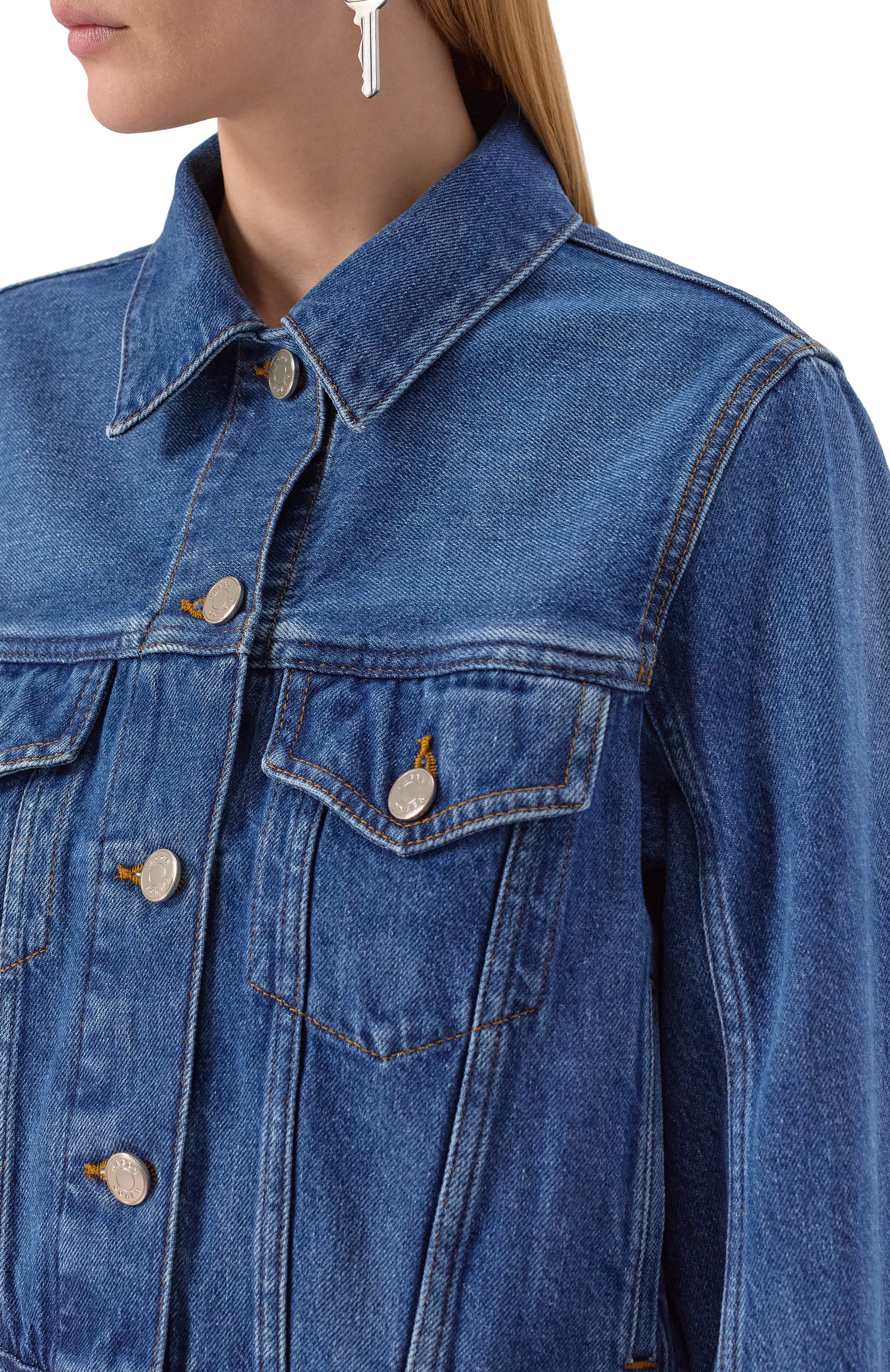 Джинсовая куртка JACOB COHEN, арт. 25E P/JDM_H0033 000 T729A V1, фото 5