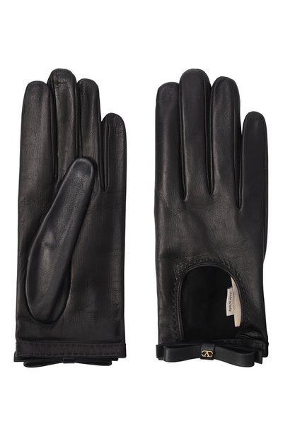 Кожаные перчатки VALENTINO, арт. 8W2GDA52/CZV, фото 2