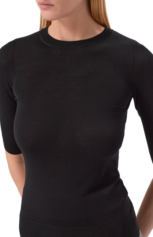 Шерстяной пуловер MVST M0-M25.1MW.K403/44-60 Чёрный  M0-M25.1MW.K403/44-60 Фото 5