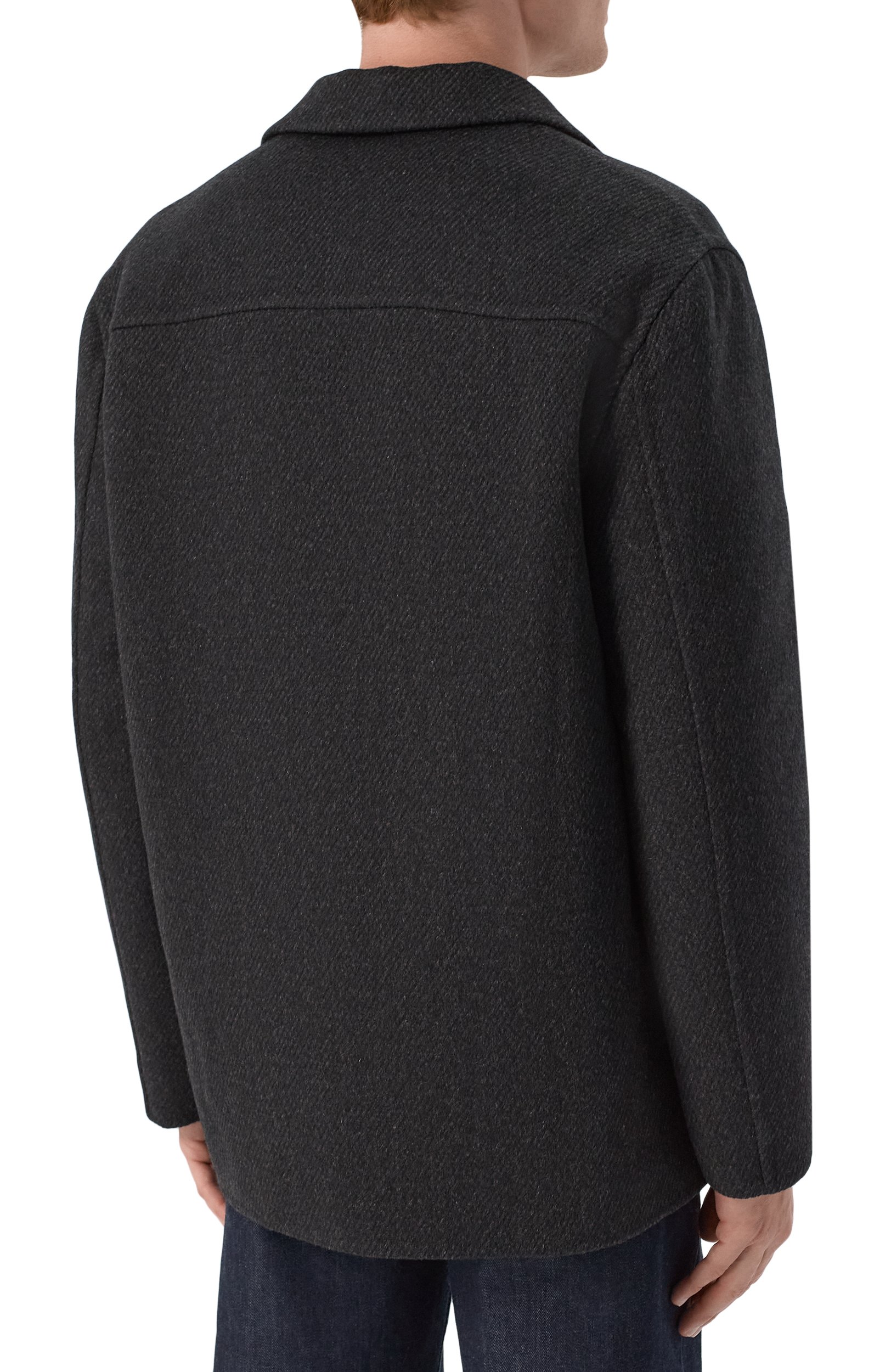 Кашемировая куртка BRIONI темно-серого цвета по цене 693500 руб., арт. SGS80L/0E316, фото 4 Кашемировая куртка BRIONI, арт. SGS80L/0E316, фото 4